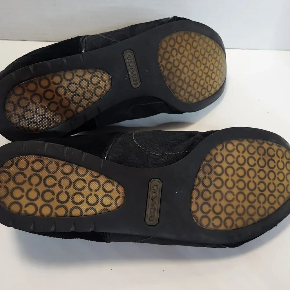 Coach ‘Kelbie’ black sneakers, suede 8
